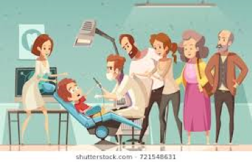 Don't crowd the child at the dentist