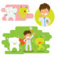 clipart of germs attacking a tooth, child brushing teeth, germs running away